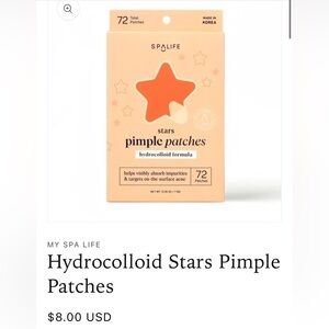 MY SPA LIFE Hydrocolloid Stars Pimple Patches Face Make Up Korea Acne Skincare